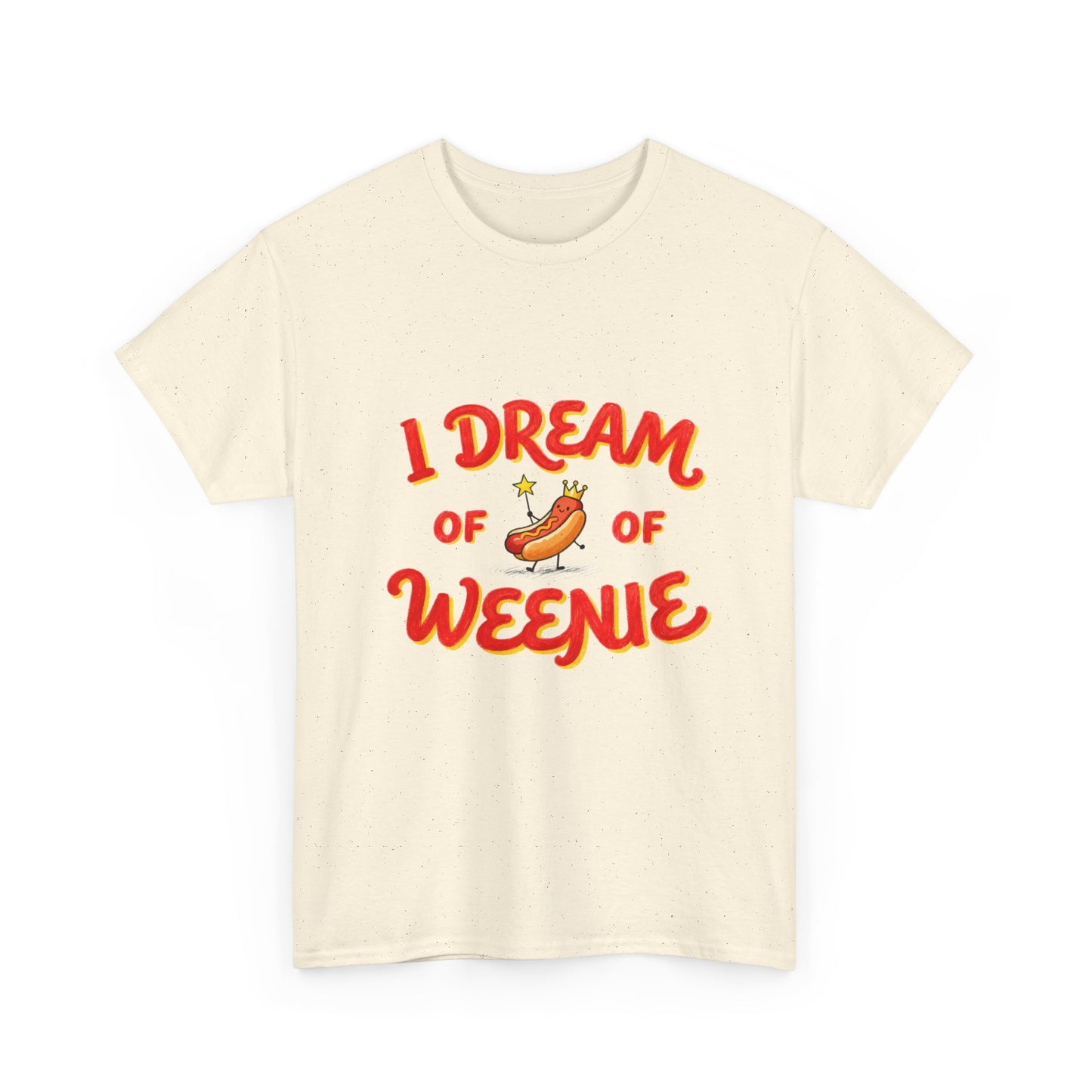 I Dream of Weenie Graphic Tee — Funny Hot Dog Retro Shirt