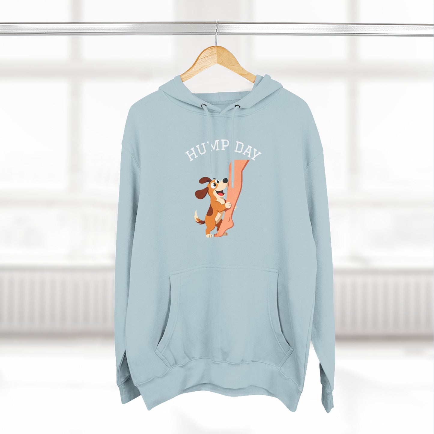 Hump Day Hoodie – Cute Beagle 'Hump Day' Fleece Pullover