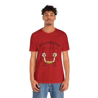 Stuckmates T‑Shirt — "Bonded by Bad Decisions" Funny Couple Tee