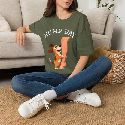 Hump Day Dog T-Shirt — Funny Midweek 'HUMP DAY' Novelty Tee