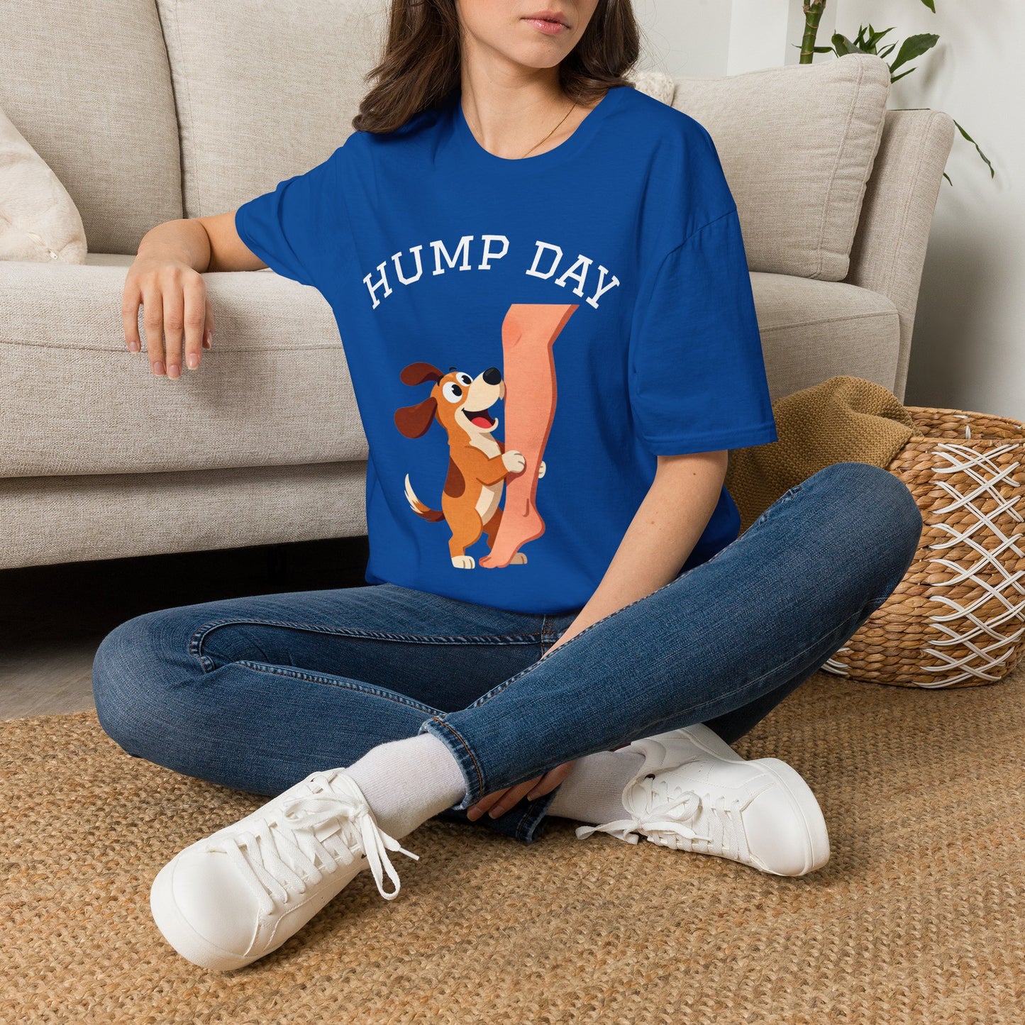 Hump Day Dog T-Shirt — Funny Midweek 'HUMP DAY' Novelty Tee