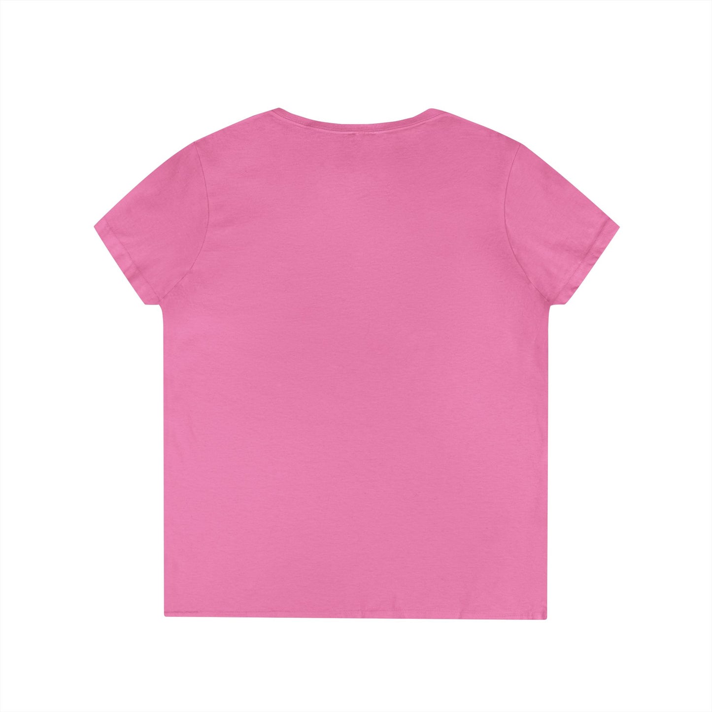 Ladies' V-Neck T-Shirt — "Shake for Answers" Magic 8-Ball Graphic Tee