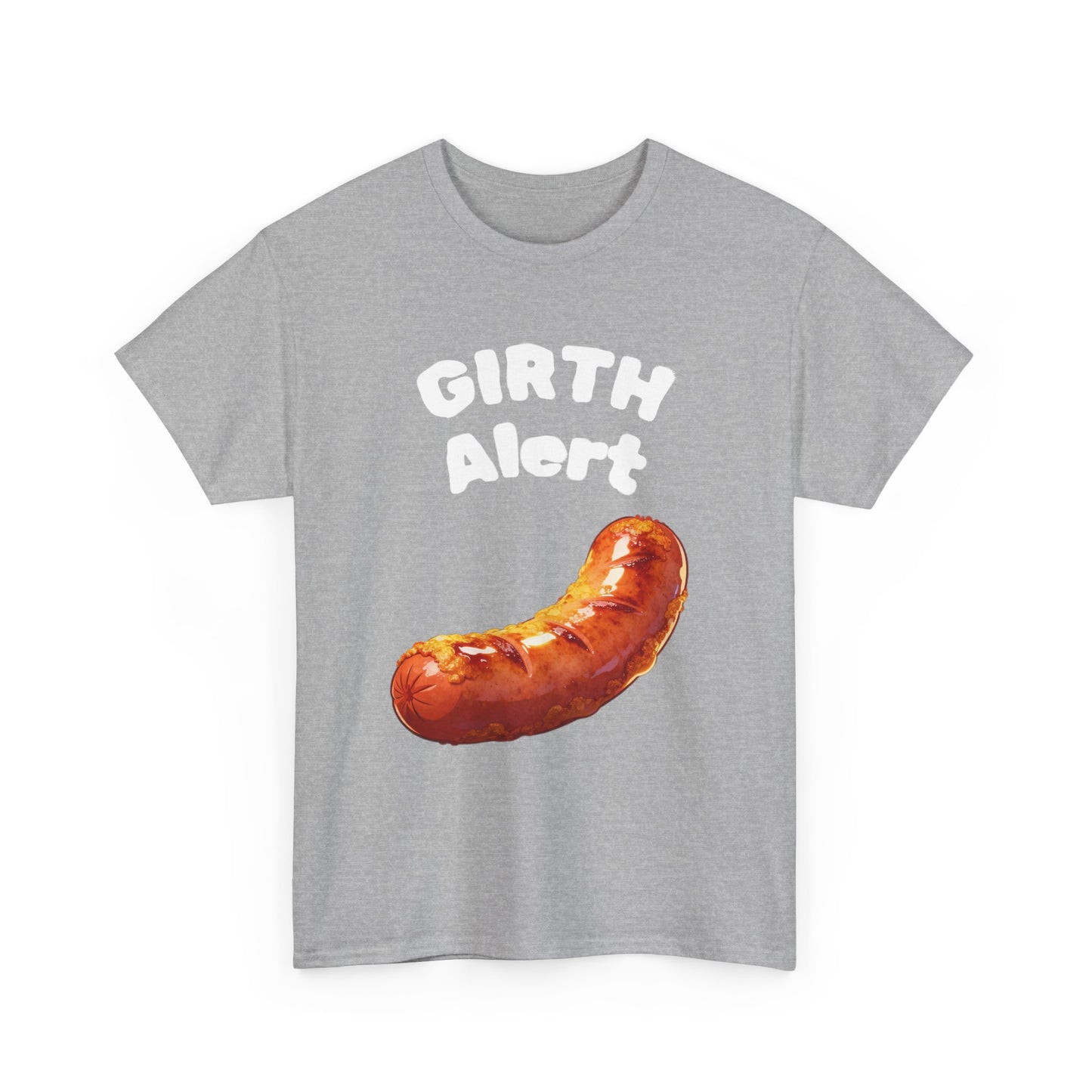Girth Alert T-Shirt — Funny Novelty Tee for Body-Positive Humor