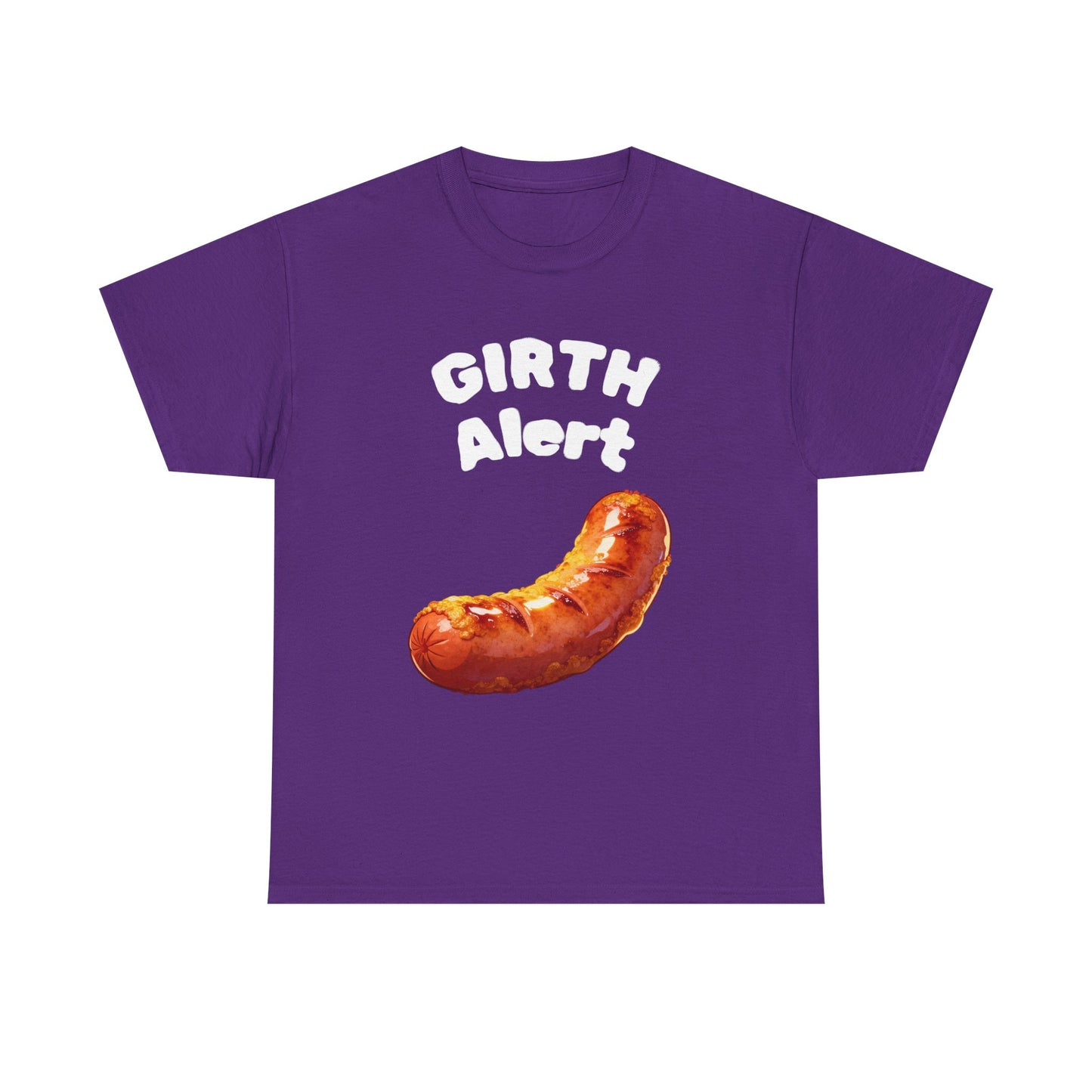 Girth Alert T-Shirt — Funny Novelty Tee for Body-Positive Humor