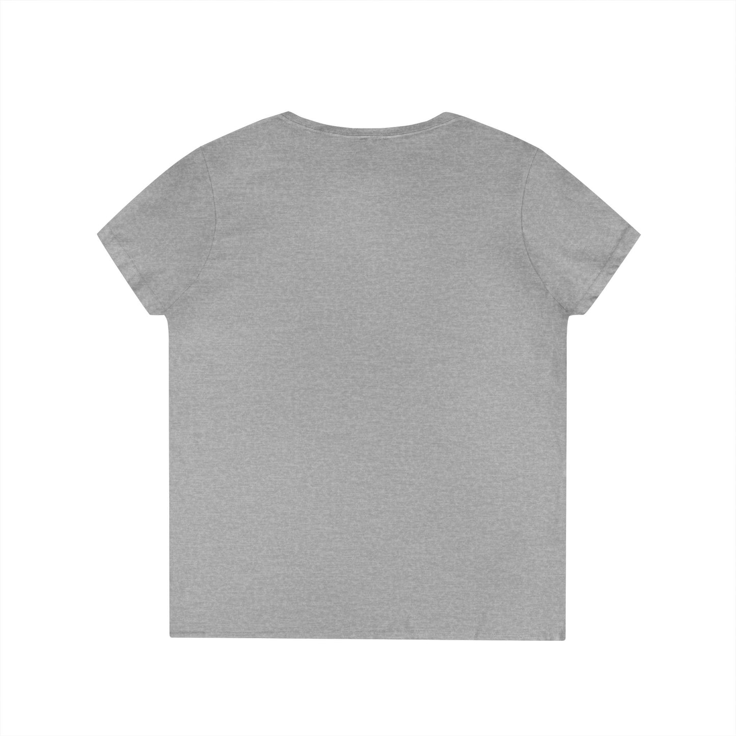 Ladies' V-Neck T-Shirt — "Shake for Answers" Magic 8-Ball Graphic Tee