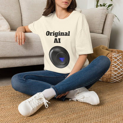 Original AI Graphic T-Shirt — Retro Tech Logo Tee