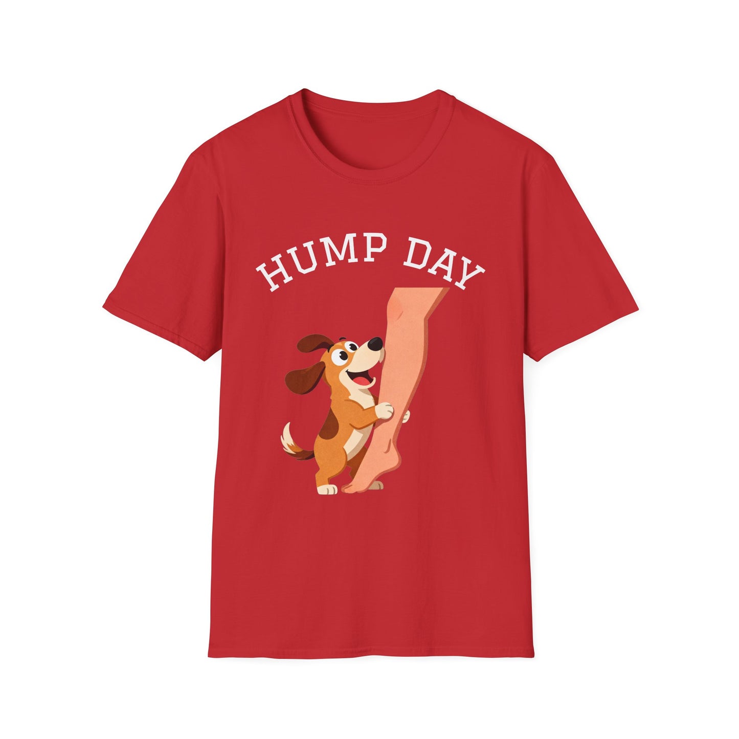 Hump Day Dog T-Shirt — Funny Midweek 'HUMP DAY' Novelty Tee