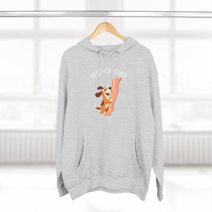 Hump Day Hoodie – Cute Beagle 'Hump Day' Fleece Pullover