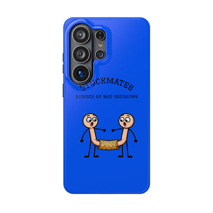 Stuckmates Magnetic Impact-Resistant Phone Case — "Bonded by Bad Decisions"