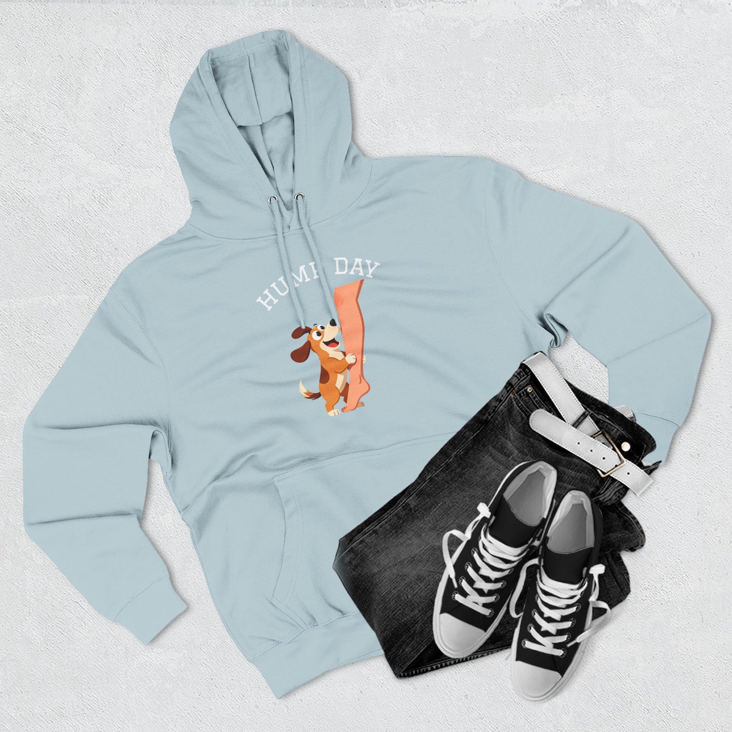 Hump Day Hoodie – Cute Beagle 'Hump Day' Fleece Pullover