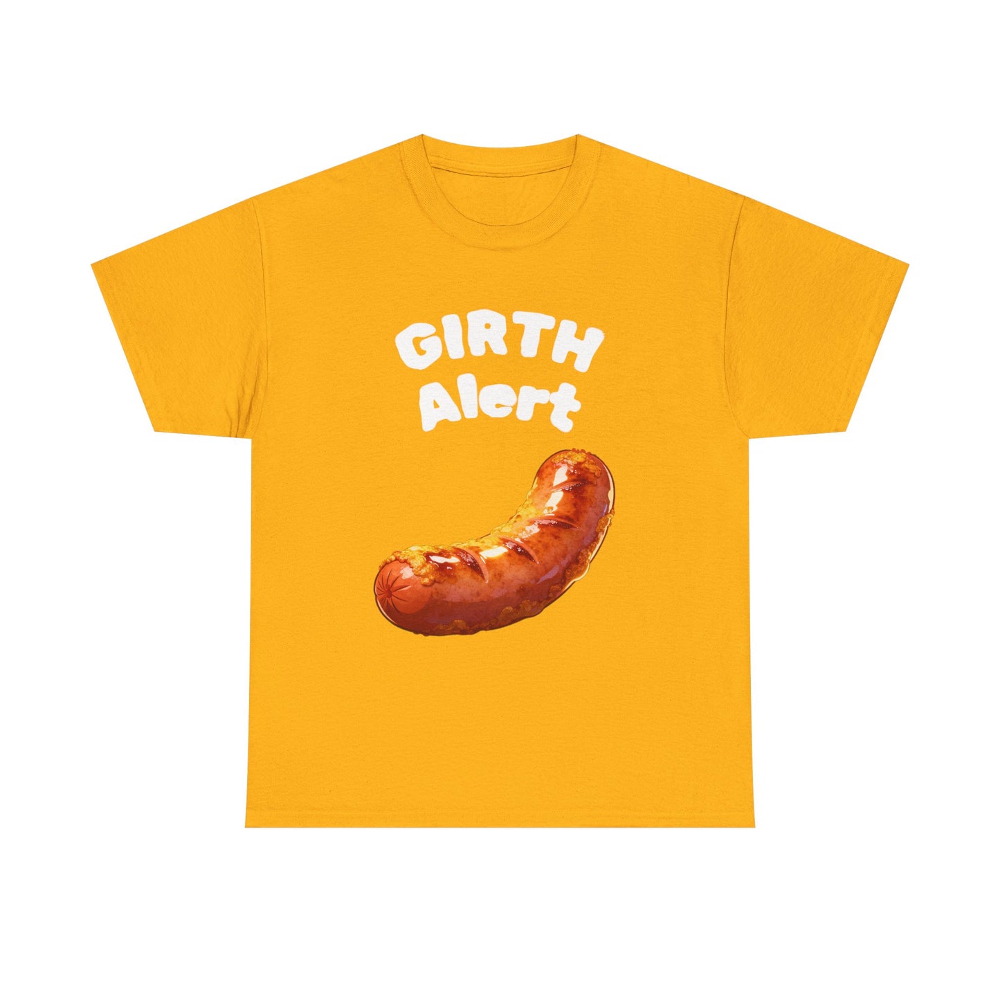 Girth Alert T-Shirt — Funny Novelty Tee for Body-Positive Humor