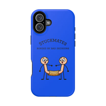 Stuckmates Magnetic Impact-Resistant Phone Case — "Bonded by Bad Decisions"