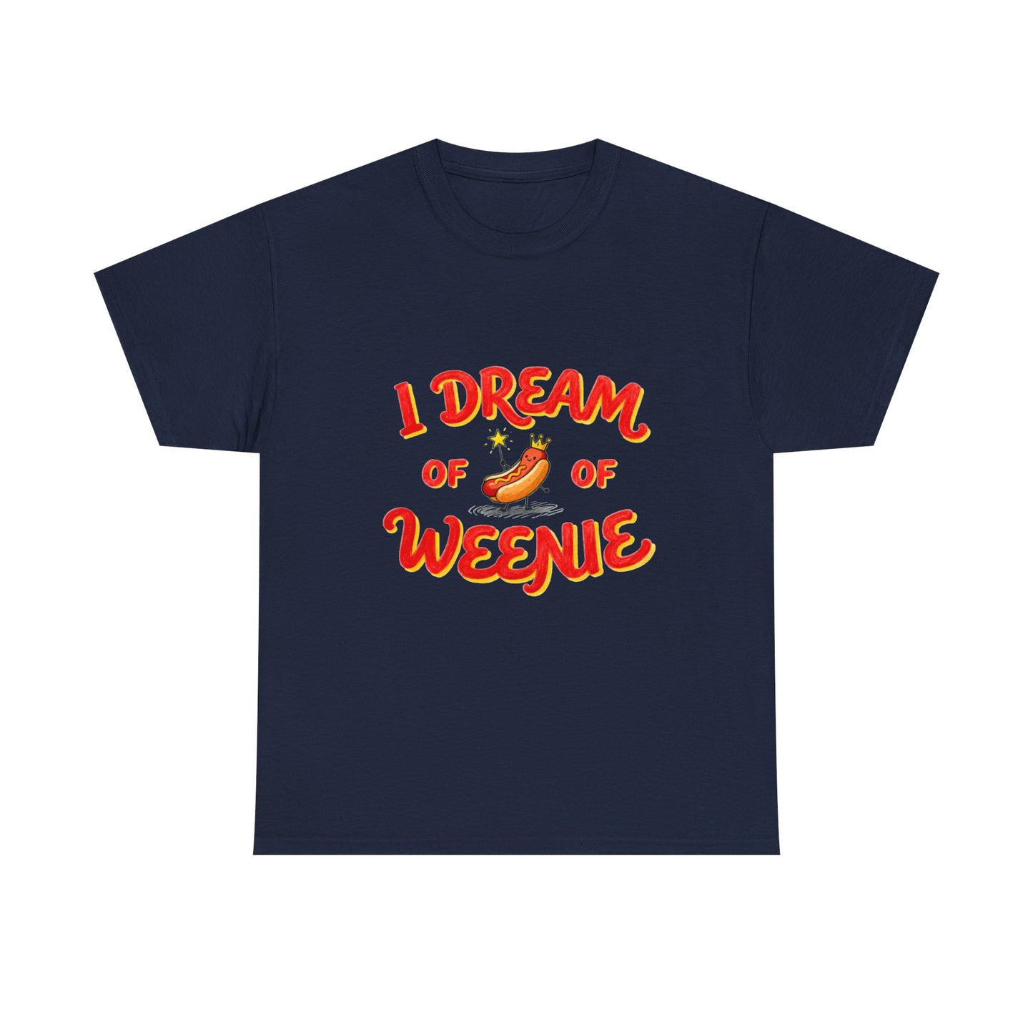 I Dream of Weenie Graphic Tee — Funny Hot Dog Retro Shirt