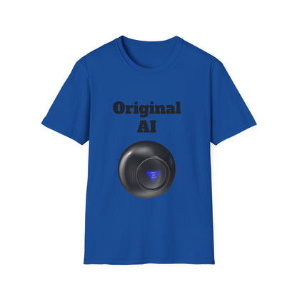 Original AI Graphic T-Shirt — Retro Tech Logo Tee