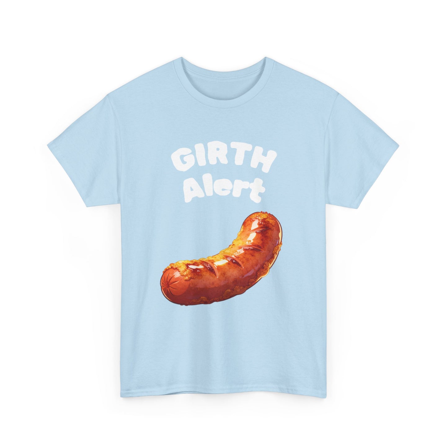 Girth Alert T-Shirt — Funny Novelty Tee for Body-Positive Humor