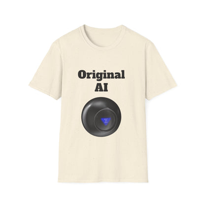 Original AI Graphic T-Shirt — Retro Tech Logo Tee