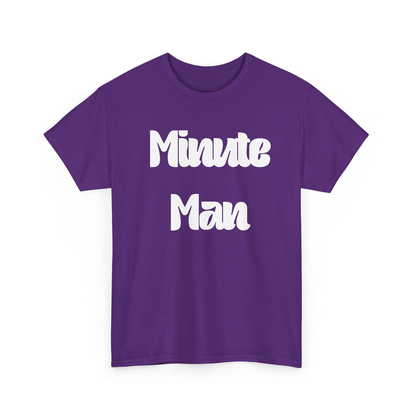 Minute Man T‑Shirt — Retro Script Graphic Tee