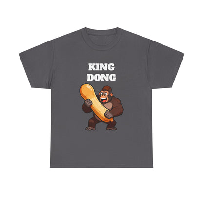 King Dong Gorilla T-Shirt — Funny Prank Tee with Cartoon Ape Holding Banana