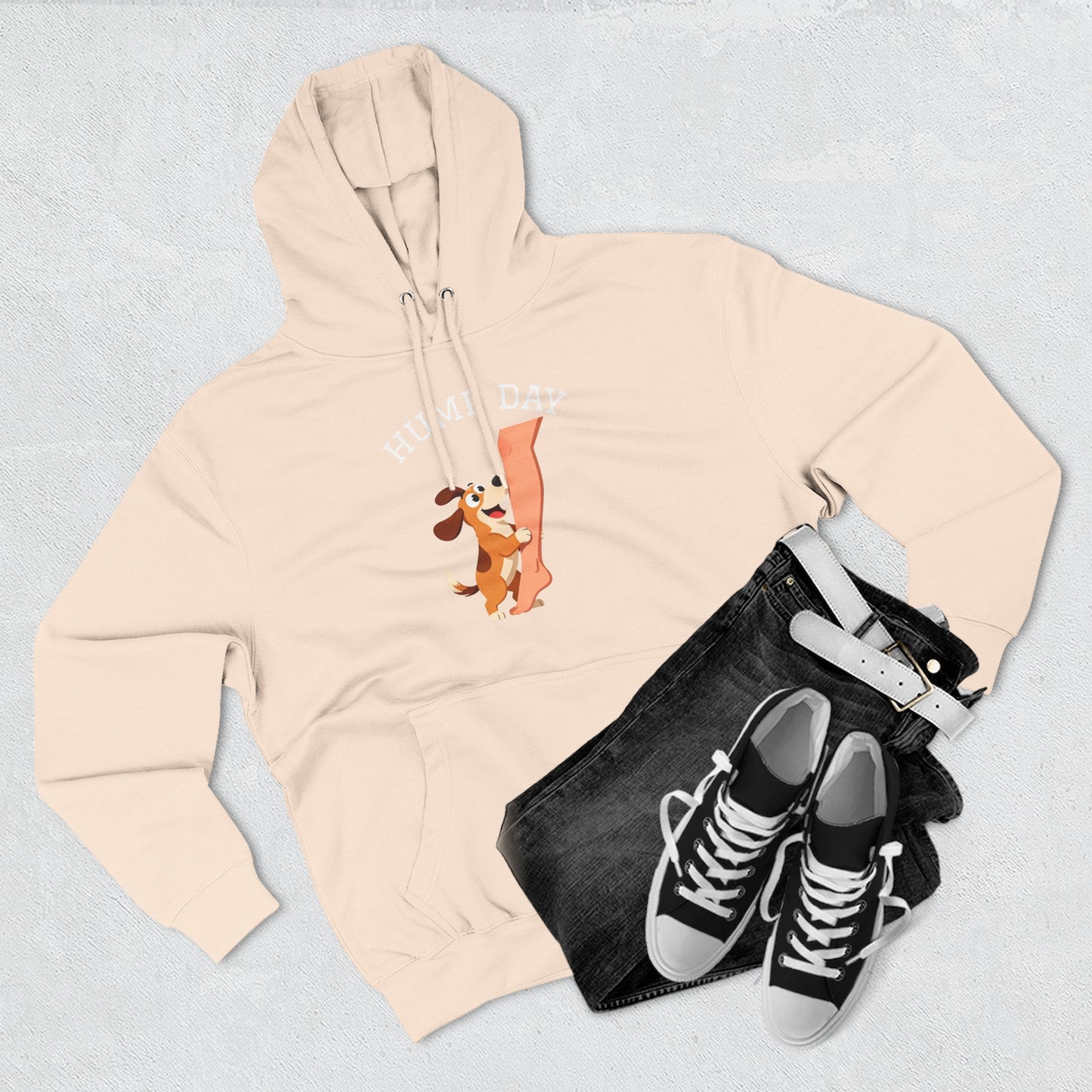 Hump Day Hoodie – Cute Beagle 'Hump Day' Fleece Pullover
