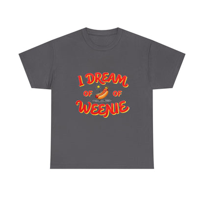 I Dream of Weenie Graphic Tee — Funny Hot Dog Retro Shirt