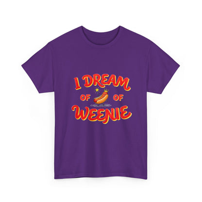 I Dream of Weenie Graphic Tee — Funny Hot Dog Retro Shirt