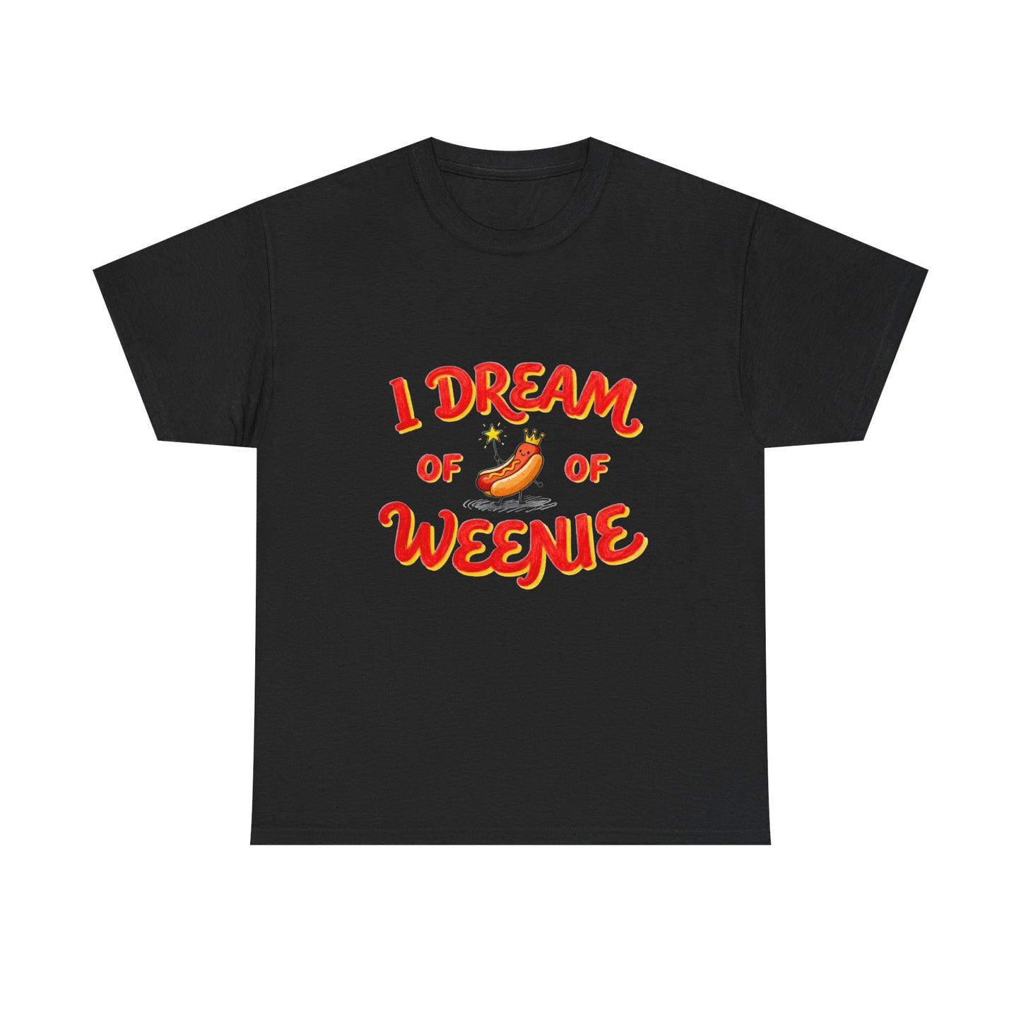 I Dream of Weenie Graphic Tee — Funny Hot Dog Retro Shirt