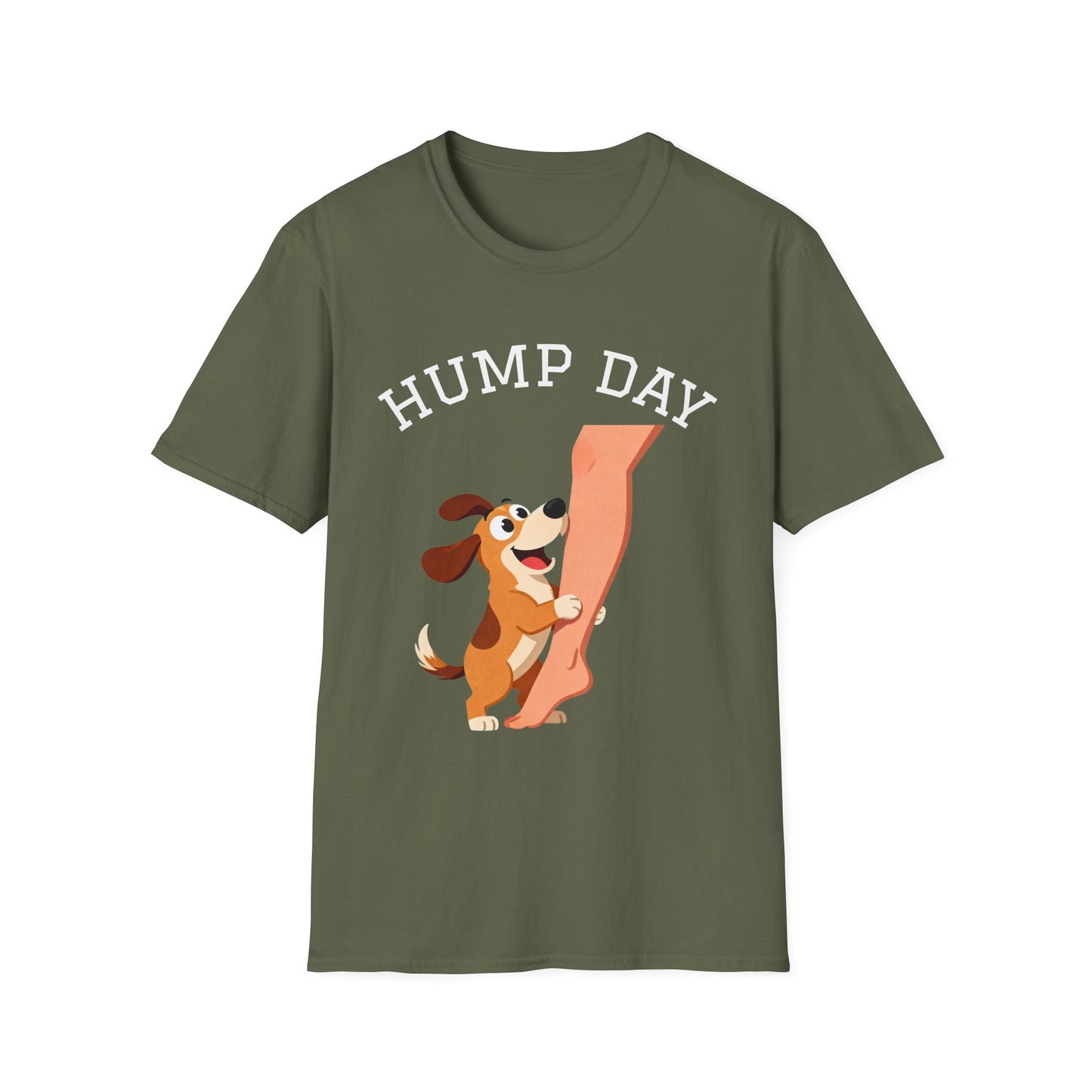 Hump Day Dog T-Shirt — Funny Midweek 'HUMP DAY' Novelty Tee