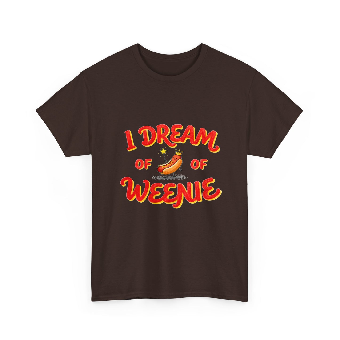 I Dream of Weenie Graphic Tee — Funny Hot Dog Retro Shirt