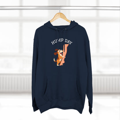 Hump Day Hoodie – Cute Beagle 'Hump Day' Fleece Pullover
