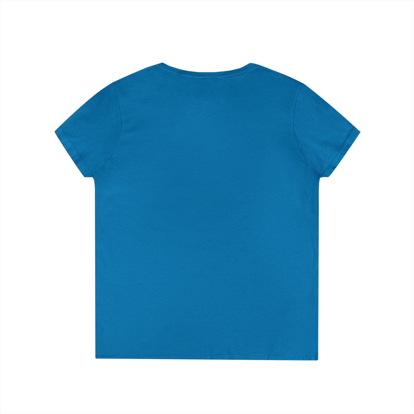 Ladies' V-Neck T-Shirt — "Shake for Answers" Magic 8-Ball Graphic Tee