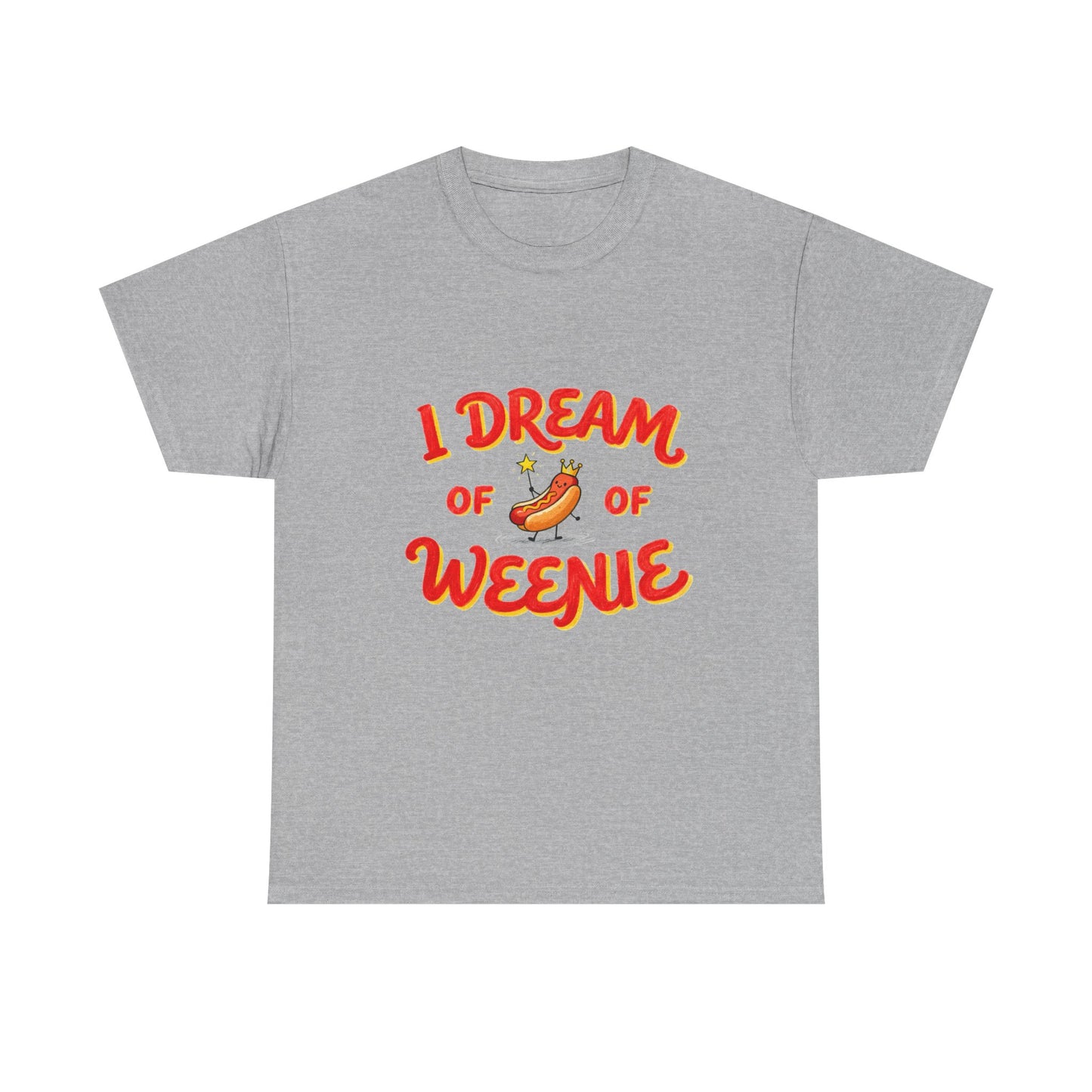 I Dream of Weenie Graphic Tee — Funny Hot Dog Retro Shirt
