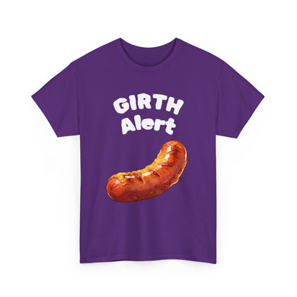 Girth Alert T-Shirt — Funny Novelty Tee for Body-Positive Humor