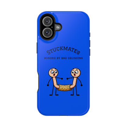 Stuckmates Magnetic Impact-Resistant Phone Case — "Bonded by Bad Decisions"