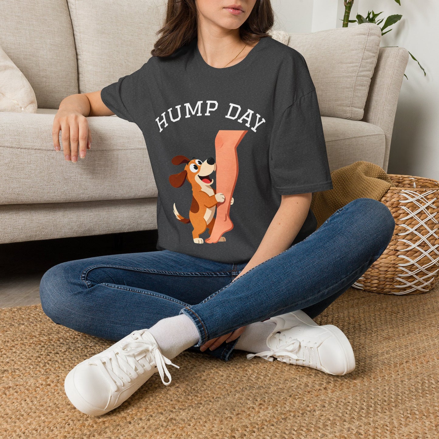 Hump Day Dog T-Shirt — Funny Midweek 'HUMP DAY' Novelty Tee