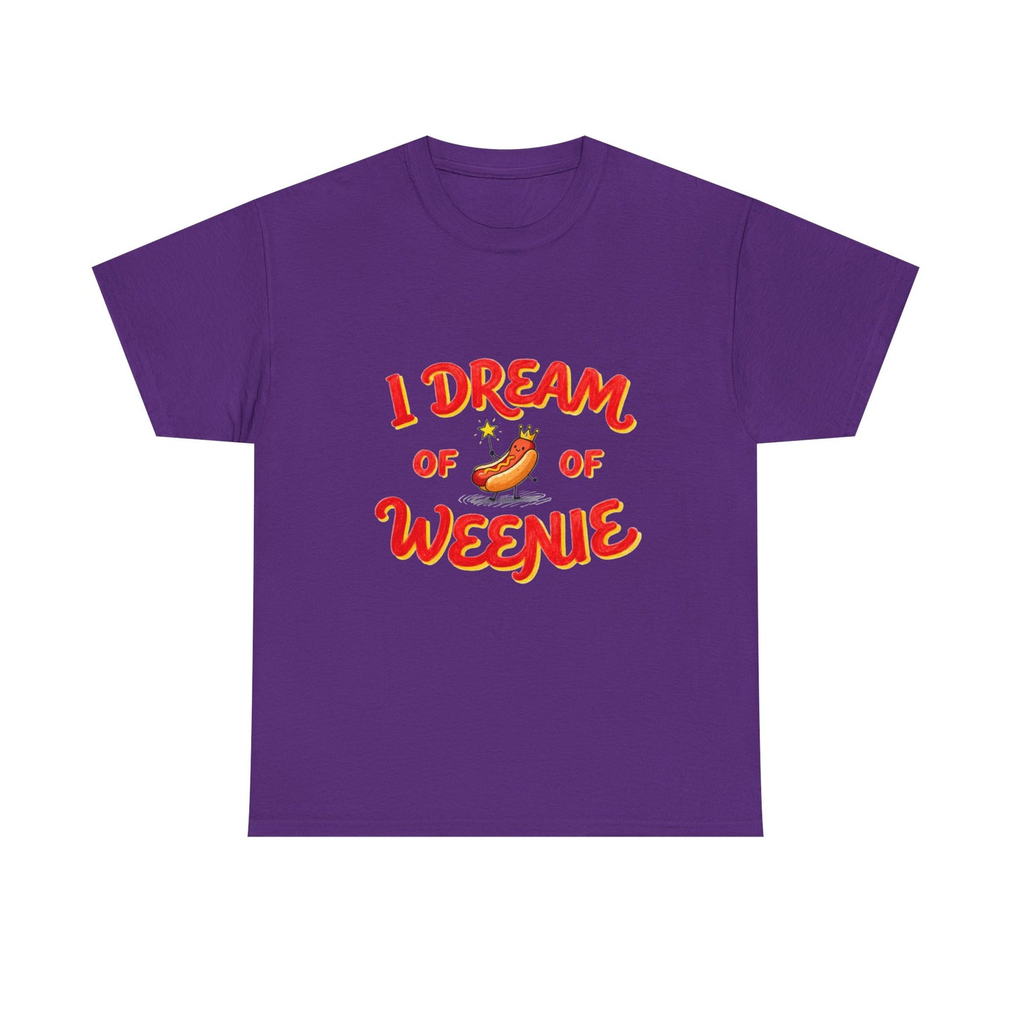 I Dream of Weenie Graphic Tee — Funny Hot Dog Retro Shirt