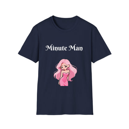 Minute Man T-Shirt — Pink Doll Graphic Tee