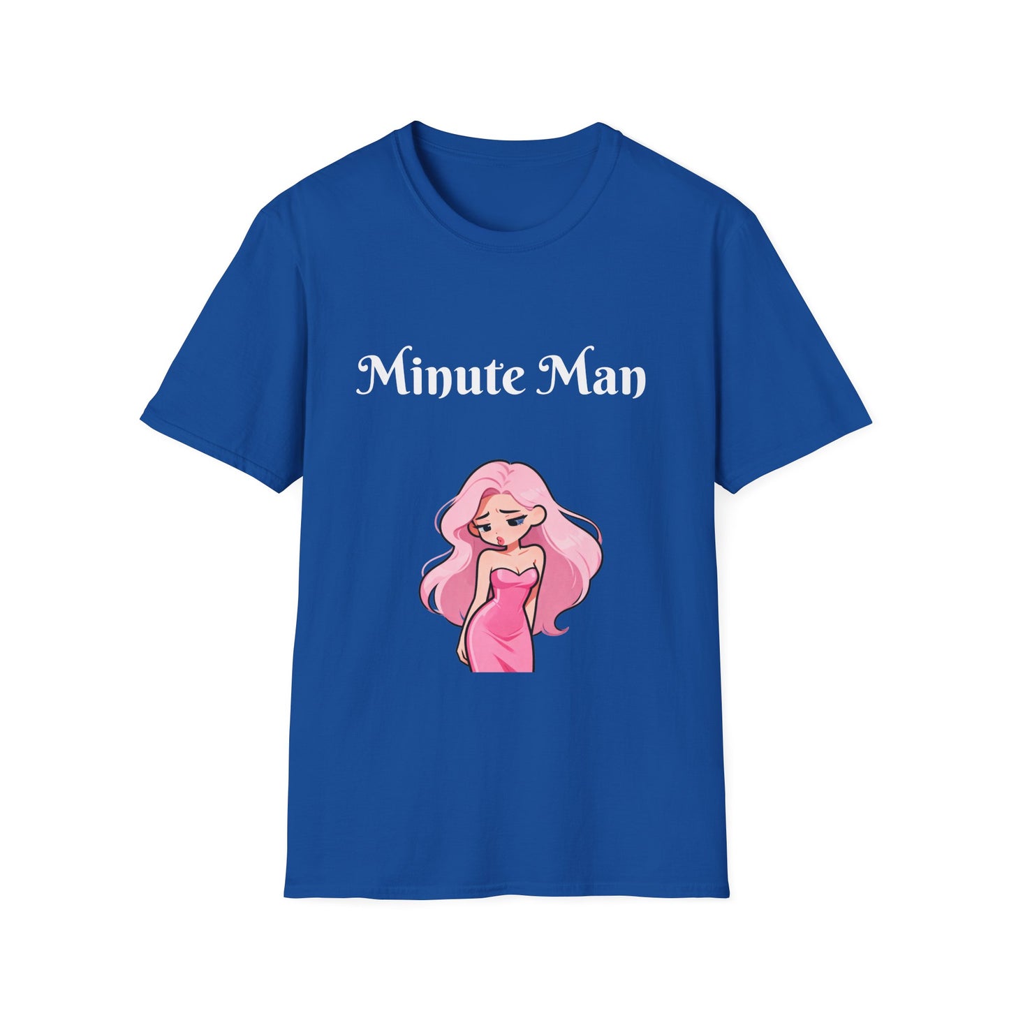 Minute Man T-Shirt — Pink Doll Graphic Tee