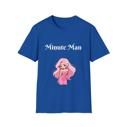 Minute Man T-Shirt — Pink Doll Graphic Tee