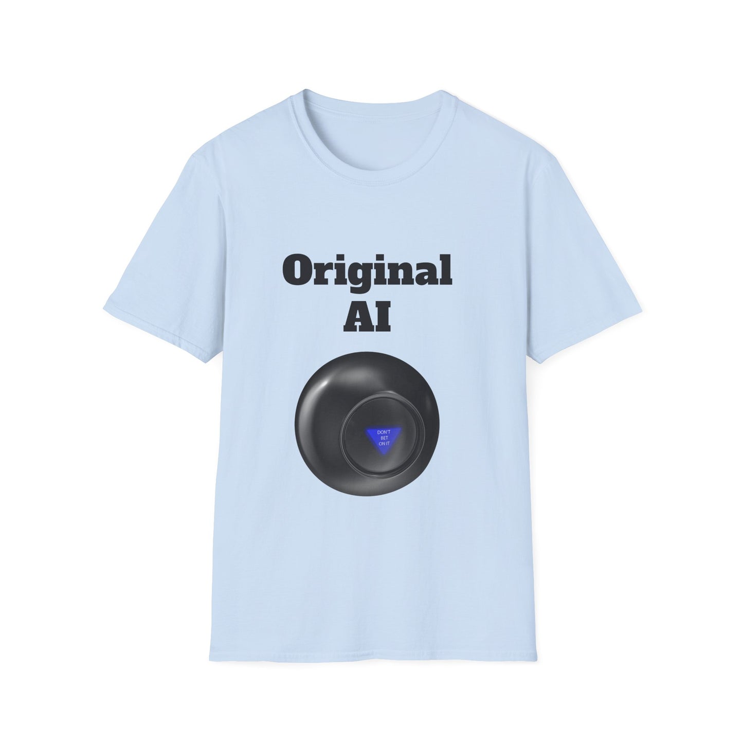 Original AI Graphic T-Shirt — Retro Tech Logo Tee