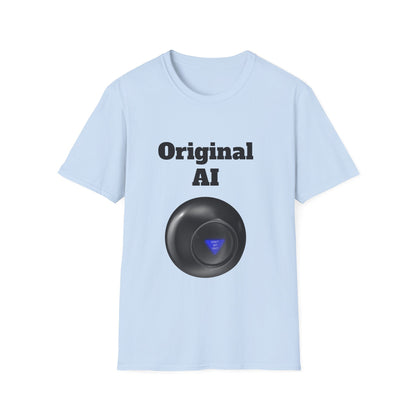 Original AI Graphic T-Shirt — Retro Tech Logo Tee