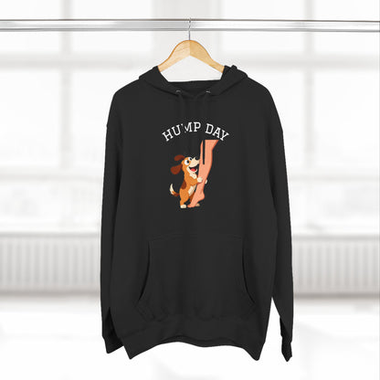 Hump Day Hoodie – Cute Beagle 'Hump Day' Fleece Pullover