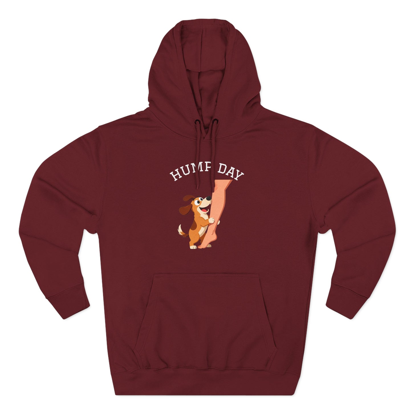 Hump Day Hoodie – Cute Beagle 'Hump Day' Fleece Pullover