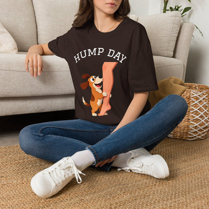 Hump Day Dog T-Shirt — Funny Midweek 'HUMP DAY' Novelty Tee