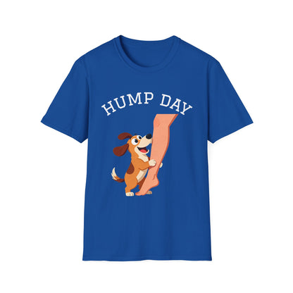 Hump Day Dog T-Shirt — Funny Midweek 'HUMP DAY' Novelty Tee