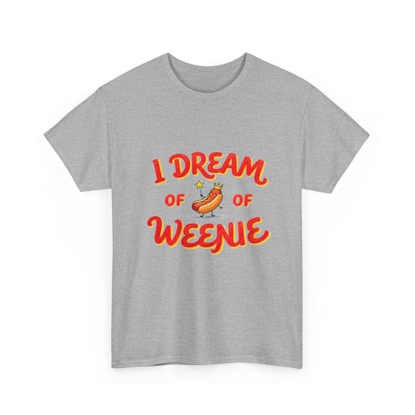 I Dream of Weenie Graphic Tee — Funny Hot Dog Retro Shirt