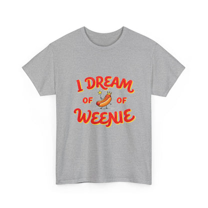 I Dream of Weenie Graphic Tee — Funny Hot Dog Retro Shirt