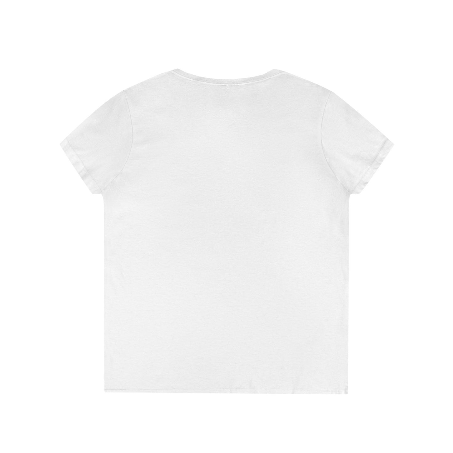 Ladies' V-Neck T-Shirt — "Shake for Answers" Magic 8-Ball Graphic Tee