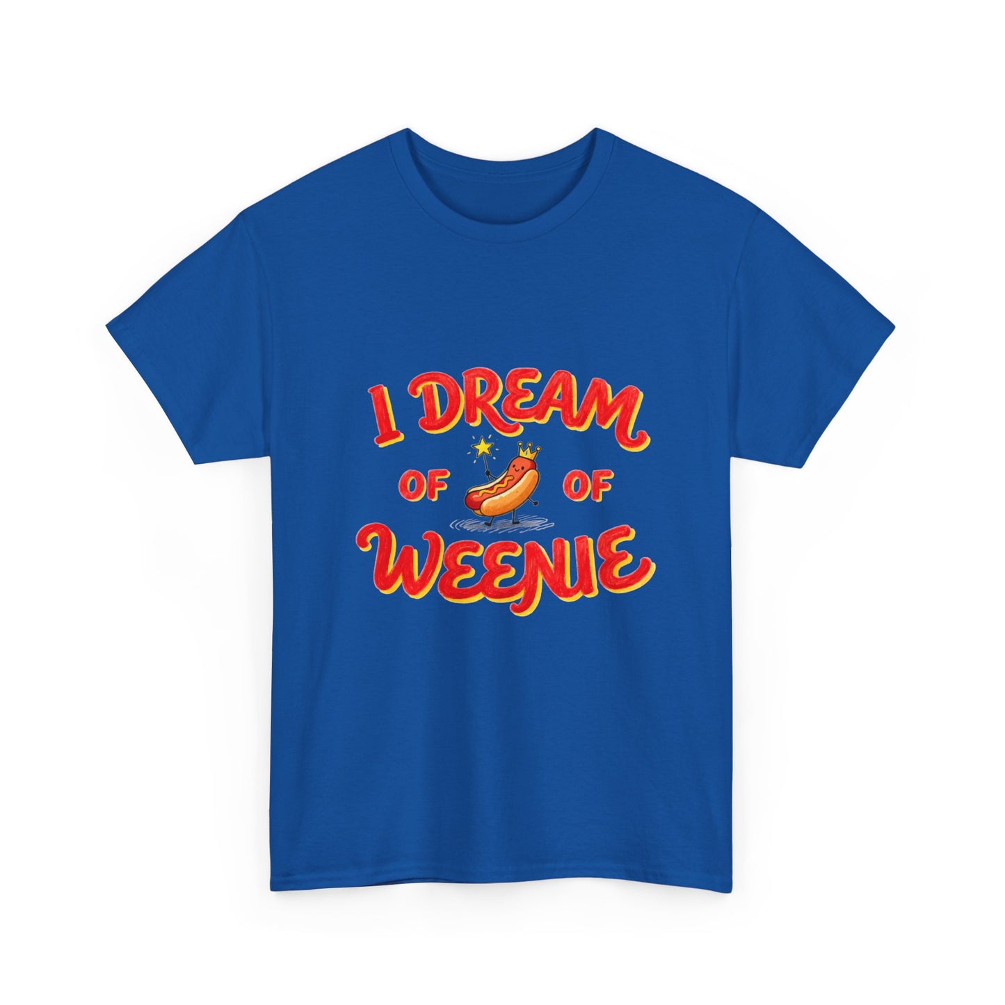I Dream of Weenie Graphic Tee — Funny Hot Dog Retro Shirt