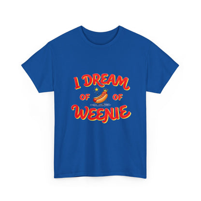 I Dream of Weenie Graphic Tee — Funny Hot Dog Retro Shirt