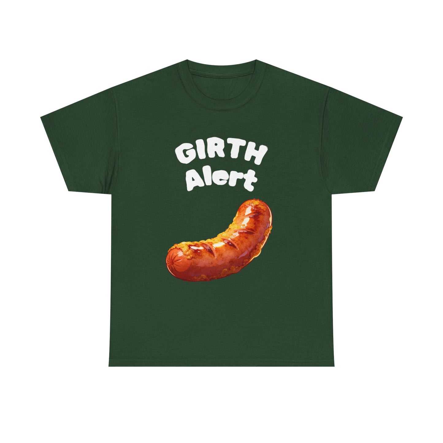 Girth Alert T-Shirt — Funny Novelty Tee for Body-Positive Humor